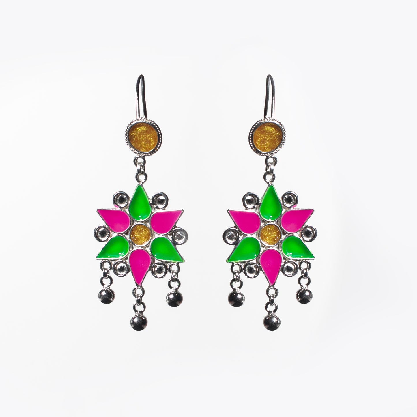 KUCHI Designer Gold Earring, 22k Gold on 925 Sterling silver, design no-7