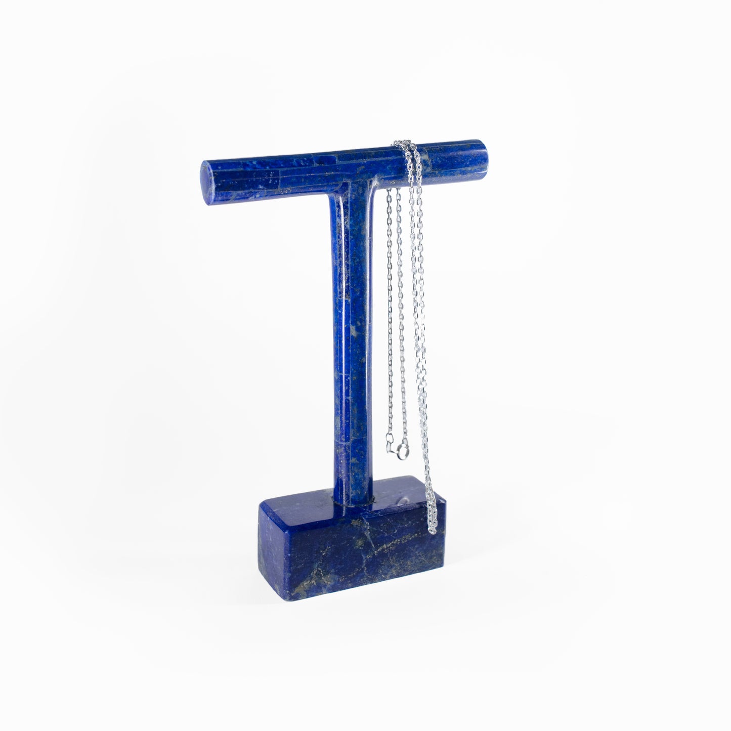Rare finds Jewellery Stand-Perfect for Earrings and Accessories, Ideal Home Decor Gift, Handmade from Natural Lapis Lazuli and Green Serpentine