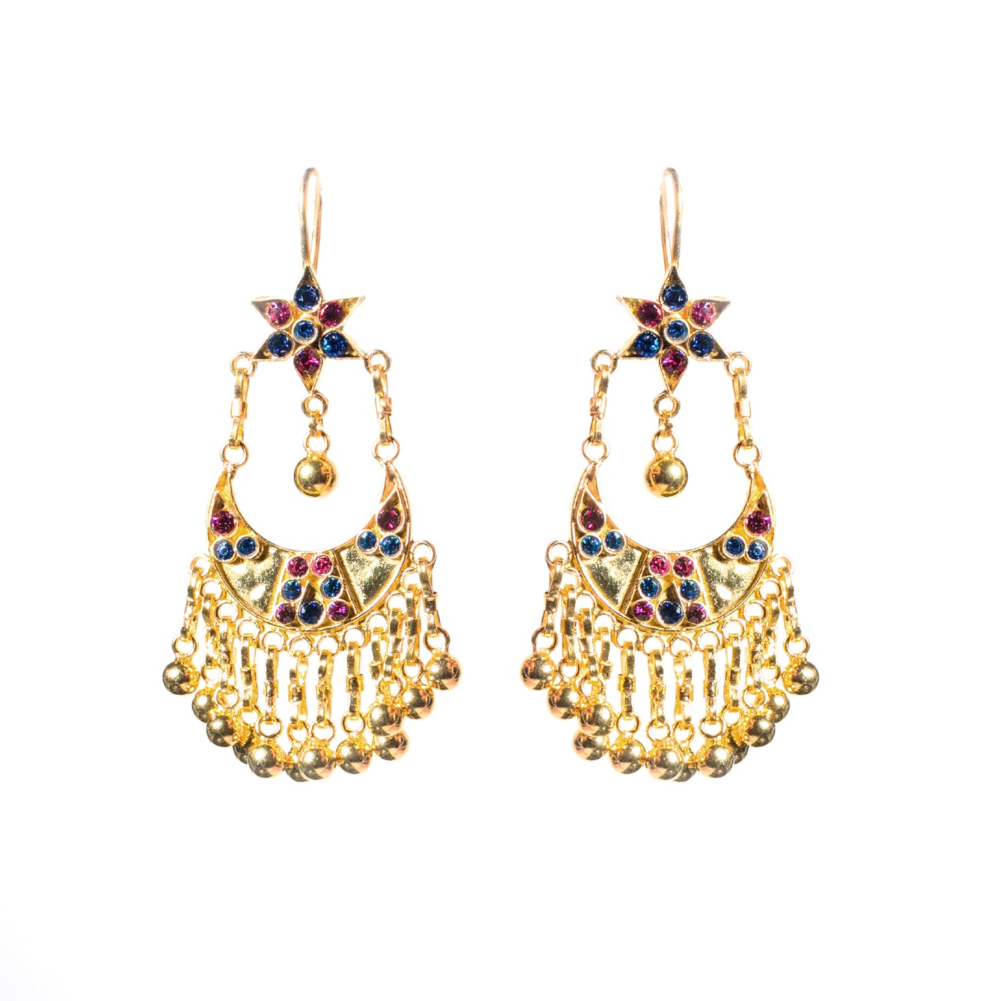 KUCHI Designer Gold Earring, 22k Gold on 925 Sterling silver, design no-3