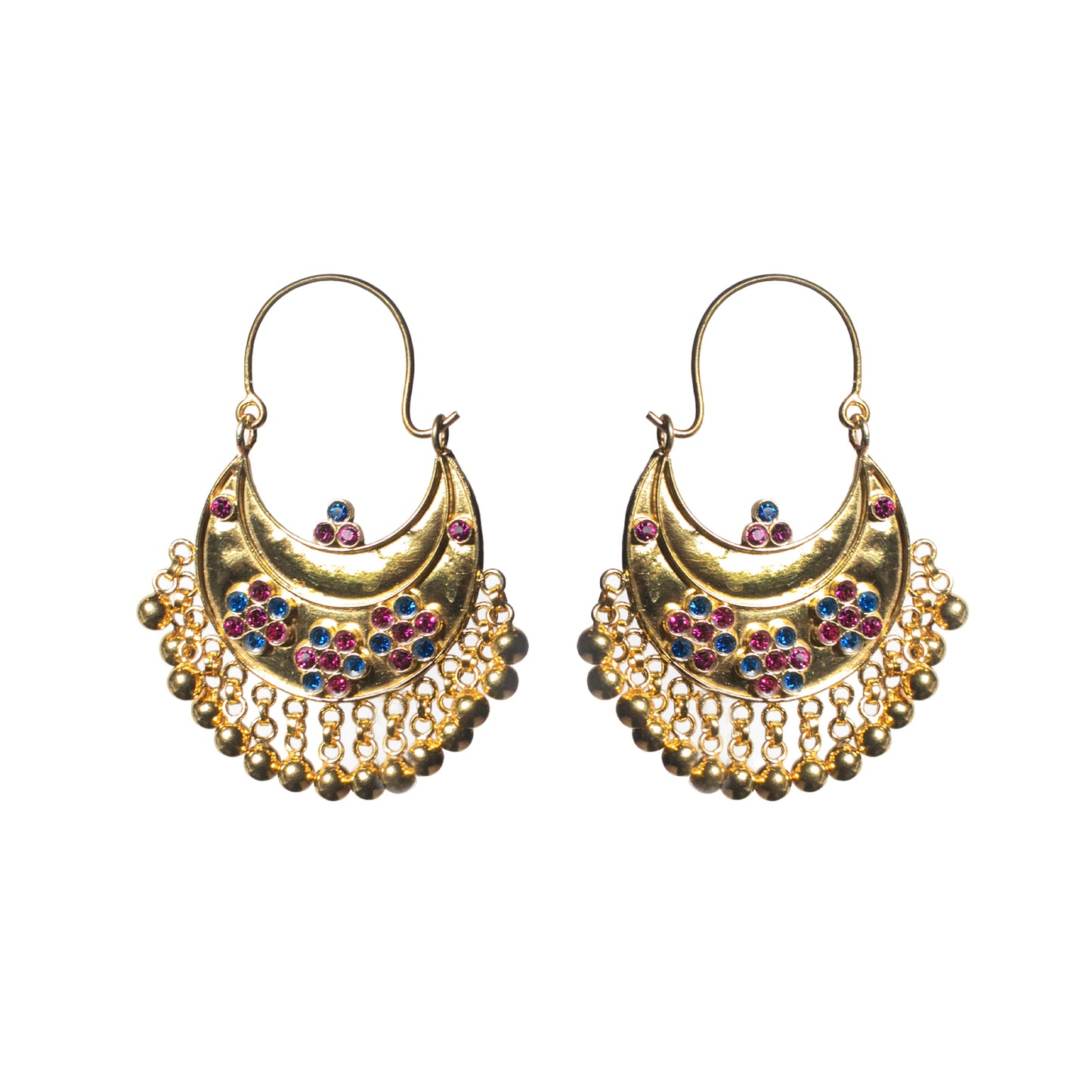 KUCHI Designer Gold Earring, 22k Gold on 925 Sterling silver