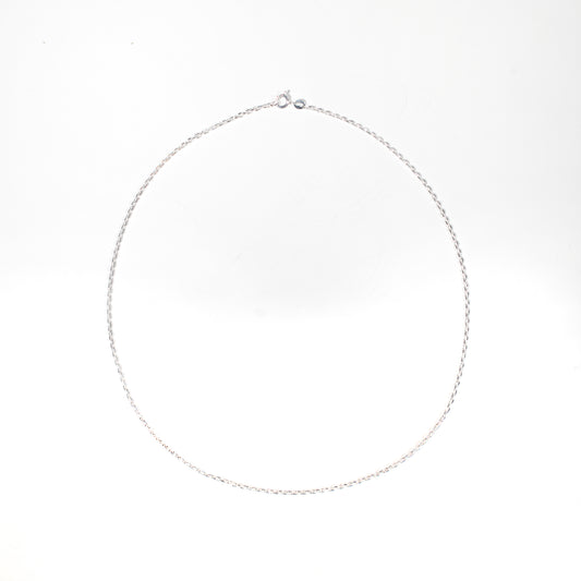 Solid 925 Sterling Silver chain 50cm Length