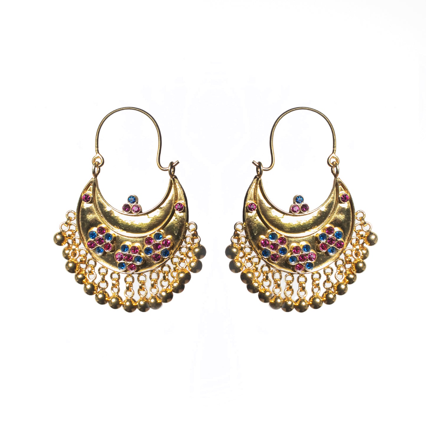 KUCHI Designer Gold Earring,  22k Gold on 925 Sterling silver