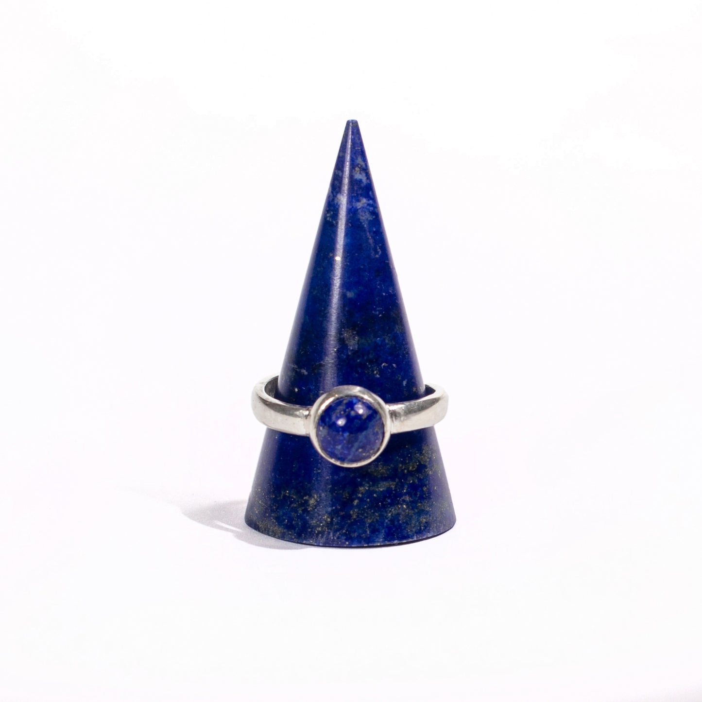 Ring Holder Handmade from Natural Solid Lapis Lazuli and Green Serpentine, a Luxury Rare finds Exclusive Gift Set of 2