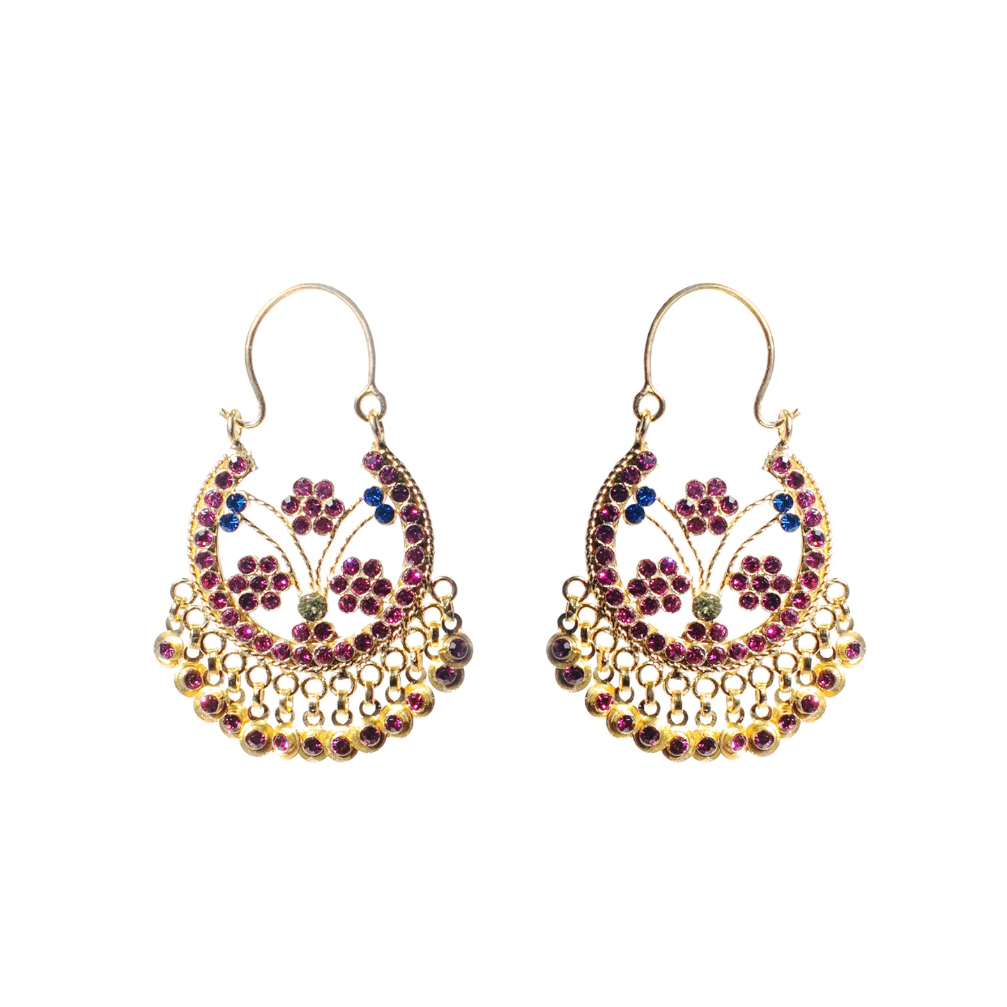 KUCHI Designer Gold Earring,  22k Gold on 925 Sterling silver, design no-5