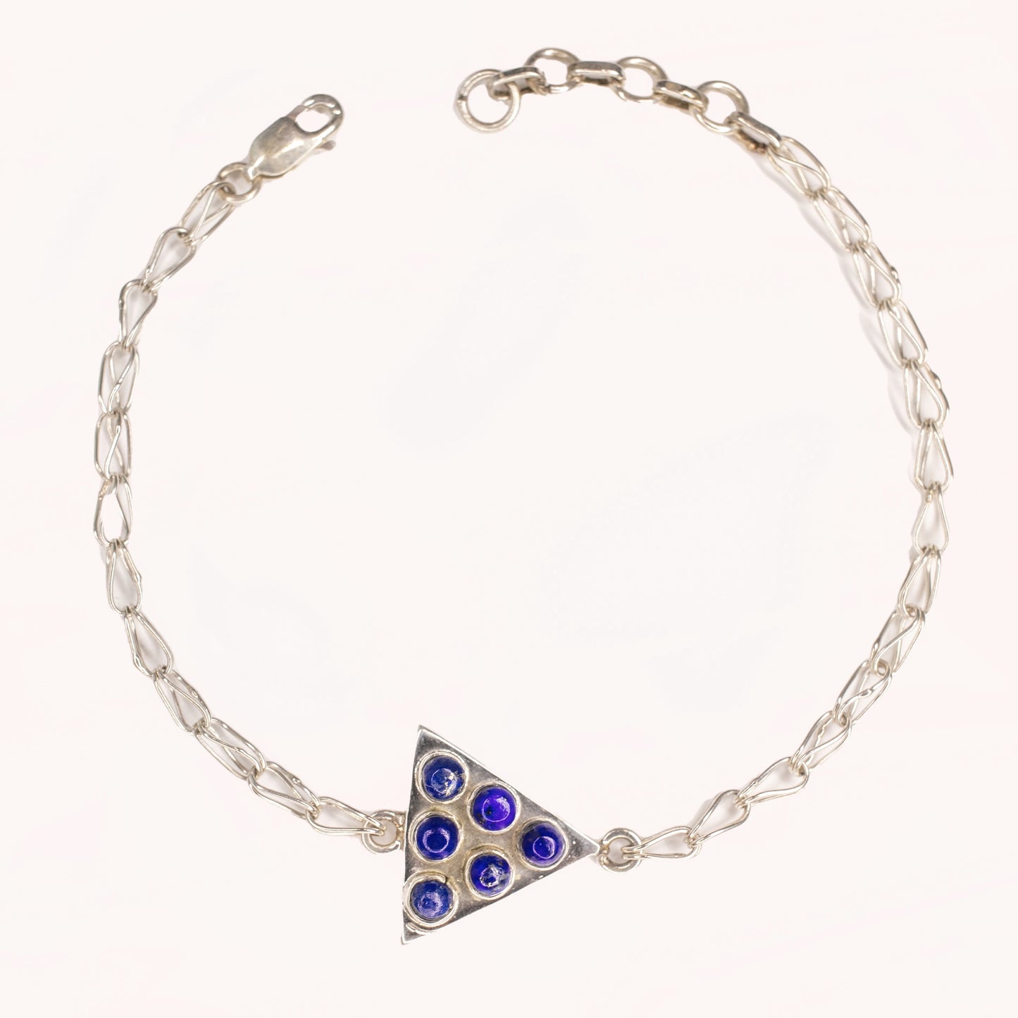 Lapis Lazuli Triangle Sliver Bracelet