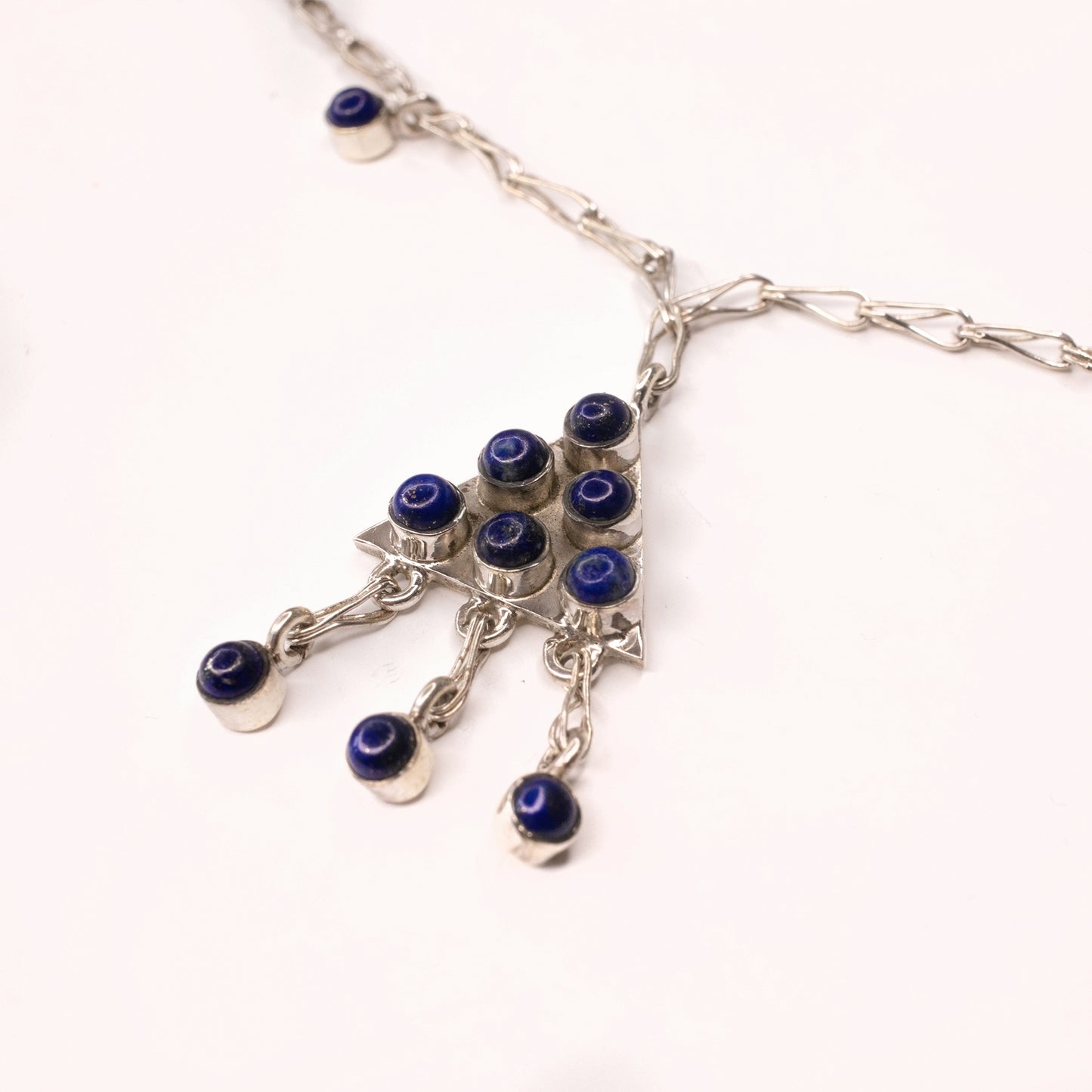 Lapis Lazuli Sliver Necklace Chian