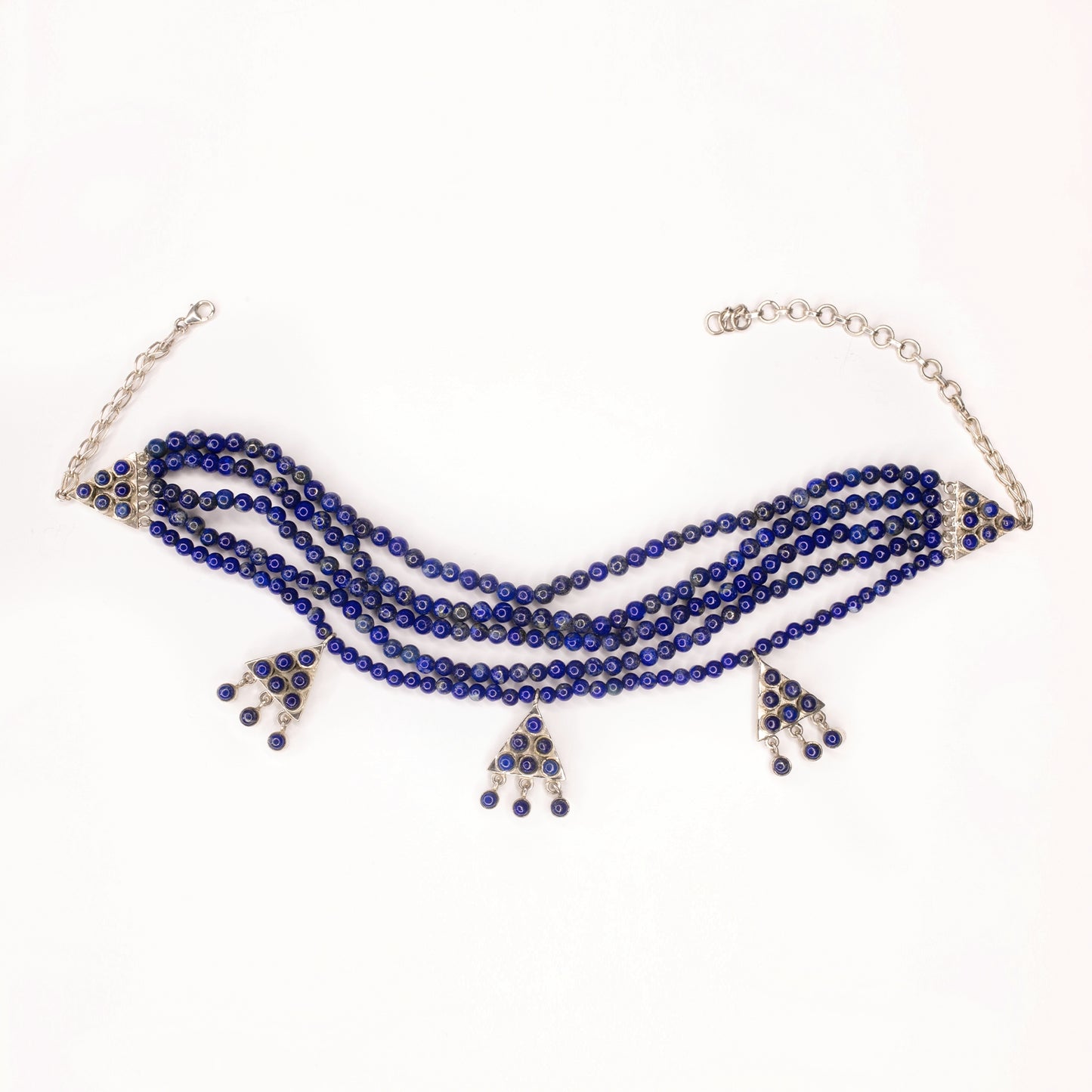 Lapis Lazuli Beads Choker