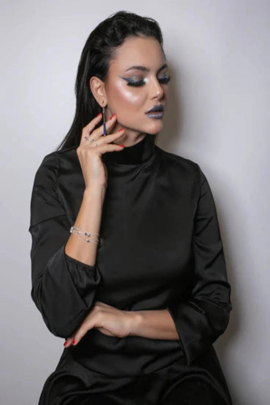 Lapis Lazuli Sliver Earrings